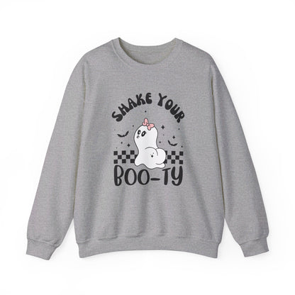 Shake Your BOO-TY Cozy Halloween Sweatshirt