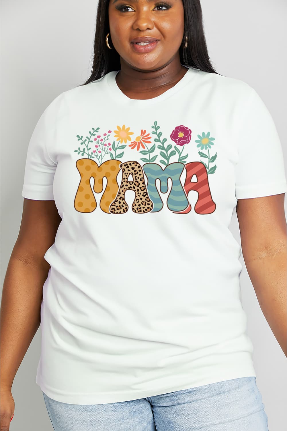 Simply Love Full Size MAMA Graphic Cotton Tee