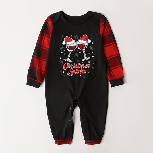 CHRISTMAS SPIRITS Graphic Jumpsuit