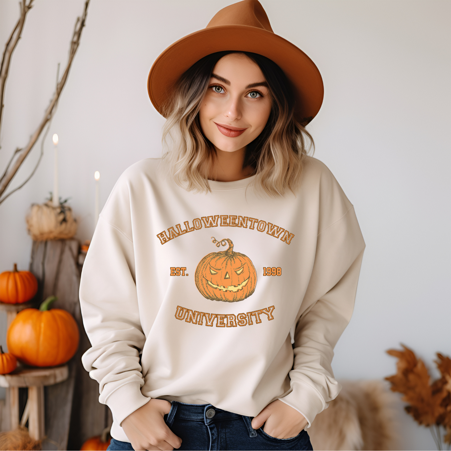 Halloweentown University Cozy Halloween Sweatshirt