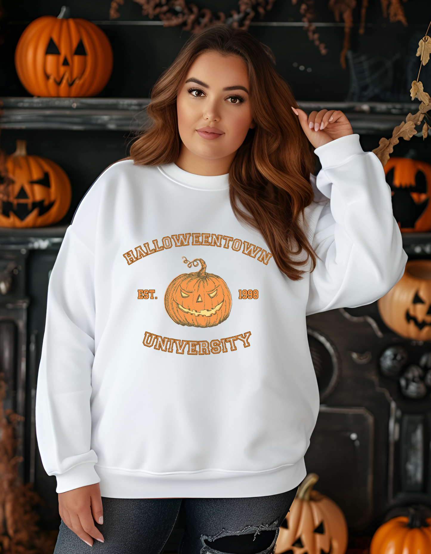 Halloweentown University Cozy Halloween Sweatshirt