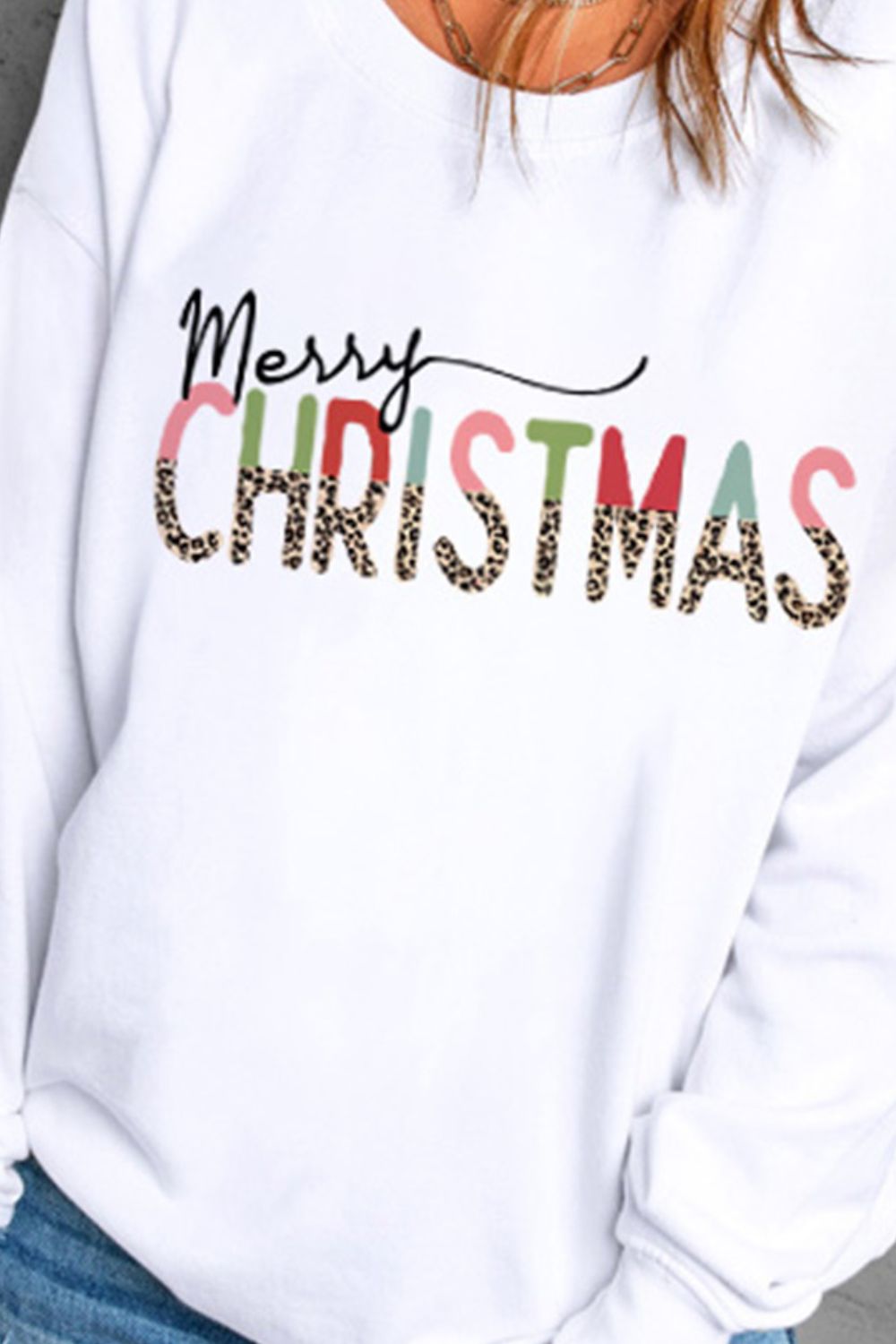 MERRY CHRISTMAS Graphic Sweatshirt